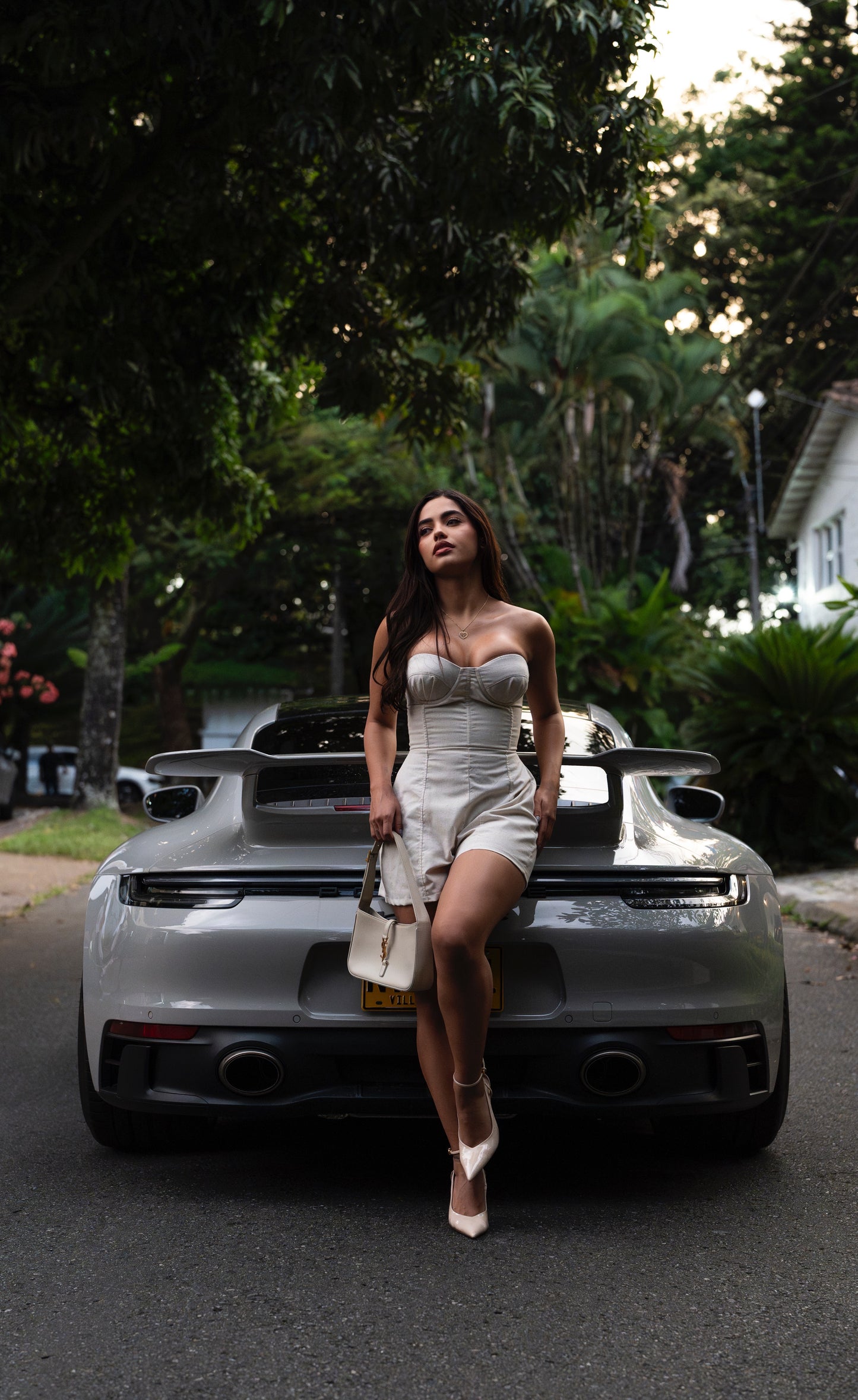 Cropped Bustier Jumpsuit
